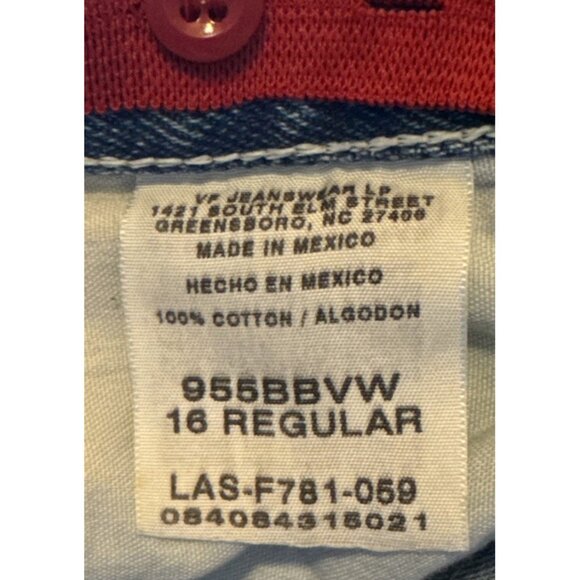 Vintage Wrangler Jeans DIY High Waist Cuffed Cutoff Shorts Med Wash Blue Size 25 - Picture 11 of 14